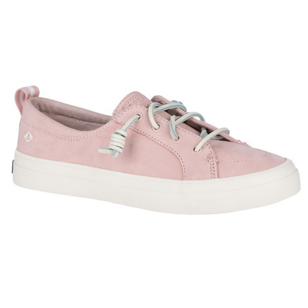 Sperry Pink Crest Vibe Washable Leather Sneaker